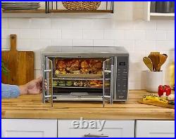 Oster TSSTTVFDDAF-035 1700W French Door Air Fry Convection Toaster Oven