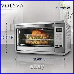 Oster Toaster Oven, 7-in-1 Countertop Extra Large, Stainless