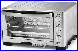 Oven Countertop Toaster Convection Stainless Steel Toaster Oven Broiler Temp new