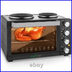 PKRTO28 Kitchen Countertop Convection Oven Cooker with Warming Plates