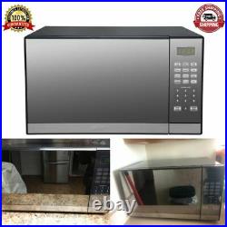 Portable Microwave Oven Grill 1.3-cu. Ft. 1000W Stainless Steel Mirror Finish