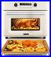 Retro Air Fryer Toaster Oven 1200W 10-In-1 Countertop Convection Oven Microwave