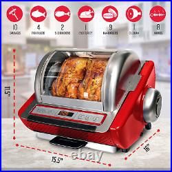 Ronco EZ-Store Rotisserie Oven, Large Capacity (15lbs) Countertop Oven NEW