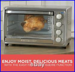 Rotisserie Convection Countertop Toaster Oven, Stainless Steel, TO4314SSD, New