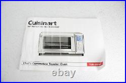 SEE NOTES Cuisinart TOB-260N1 Convection Toaster Oven Stainless w Racks & Stone
