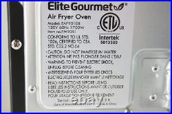 SEE NOTE Elite Gourmet EAF9010B French Door Air Fryer Convection Countertop Oven