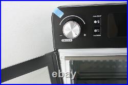 SEE NOTE Elite Gourmet EAF9010B French Door Air Fryer Convection Countertop Oven