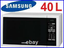 Samsung 40L 1000W White Microwave Oven Ceramic Enamel Interior ME6144W