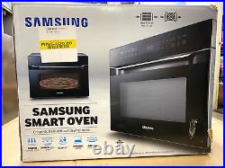Samsung Smart Oven 1.2 CU. PowerGrill Duo Countertop Microwave Oven MC12J8035CT