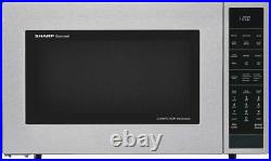 Sharp Carousel 1.5 Cu. Ft 900W Microwave Oven Free Shipping SMC1585BS