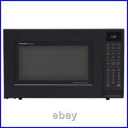 Sharp SMC1585BB 1.5 Cu Ft 900W Convection Microwave Oven (Refurbished)