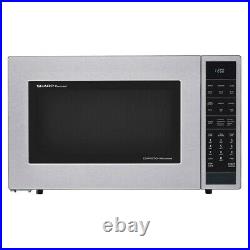 Sharp SMC1585BS 1.5 Cu Ft 900W Convection Microwave Oven (Certified Refurbished)