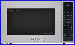 Sharp SMC1585BS Carousel 1.5 Cu. Ft 900W Microwave Oven