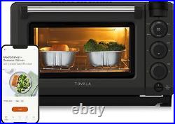 Smart 6-in-1 Countertop Convection Oven Steam Toast Air Fry Bake Broil Reheat