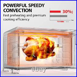 Speedy Convection Toaster Oven Countertop with Double Infrared Heating, 10-In-1
