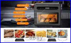 Steam Air Fryer Toast Oven Combo 26QT Steam Convection Oven Countertop Stainless