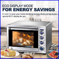 Toaster Oven 38QT XXL Convection Oven Stainless Steel Countertop Oven with 9-I