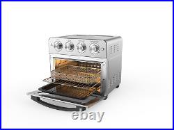 Toaster Oven Air Fryer Combo, Countertop Convection Oven Stainless Steel
