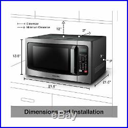 Toshiba EC042A5C SS Microwave Oven Convection Function Smart Sensor LED Lighting