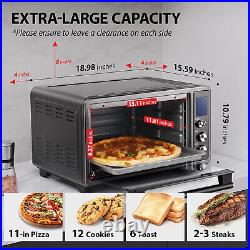 Toshiba Speedy Convection Toaster Oven Countertop with Double Infrared Heating