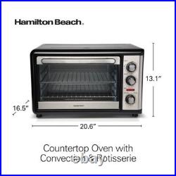 US SHIPHamilton Beach Countertop Oven with Convection, 1500 Watts, 31108