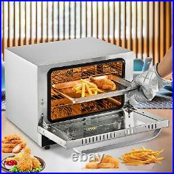 VEVOR Countertop Convection Oven Commercial Toaster Baker Stainless 19Qt 120V