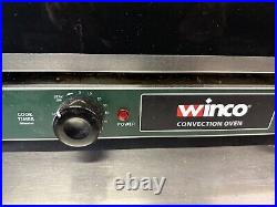Winco ECO-500 Single Deck Countertop Electric Convection Oven with Manual Control