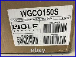 Wolf Gourmet Countertop Convection Oven With Red KnobsBRAND NEW IN BOXWGCO150S