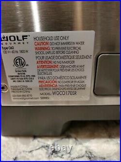Wolf Gourmet Elite Digital Countertop Convection Toaster Oven Stainless