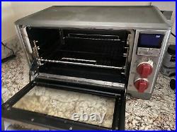 Wolf Gourmet Elite Digital Countertop Convection Toaster Oven Stainless & Black