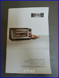 Wolf Gourmet Wgco150s Elite Counter Top Convection Oven Used